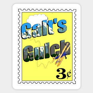 Galt's Gulch stamp Sticker